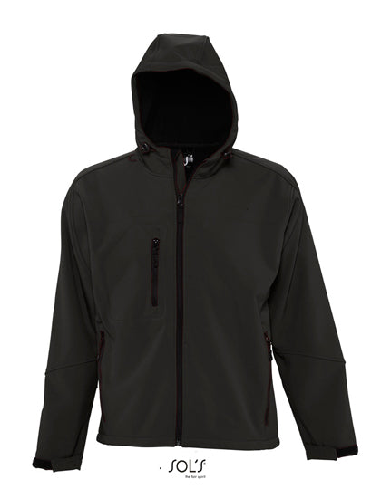 Heren Softshell Jack met Capuchon Replay