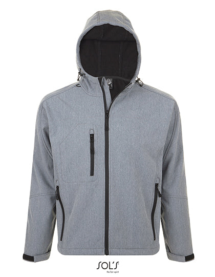 Heren Softshell Jack met Capuchon Replay