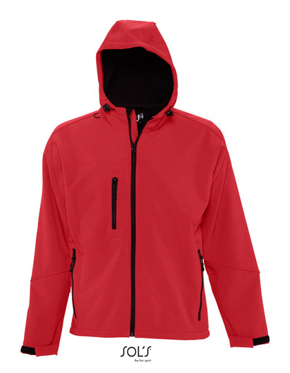 Heren Softshell Jack met Capuchon Replay