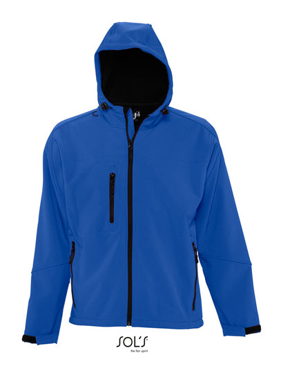 Heren Softshell Jack met Capuchon Replay