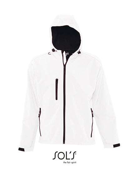 Heren Softshell Jack met Capuchon Replay