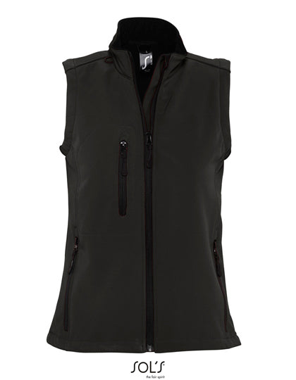 Dames mouwloze softshell rallye