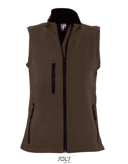 Dames mouwloze softshell rallye