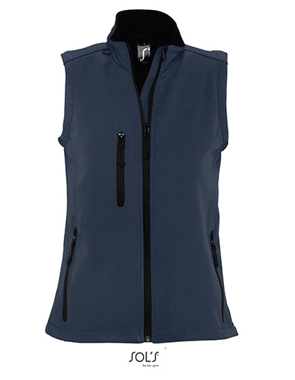 Dames mouwloze softshell rallye