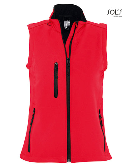 Dames mouwloze softshell rallye