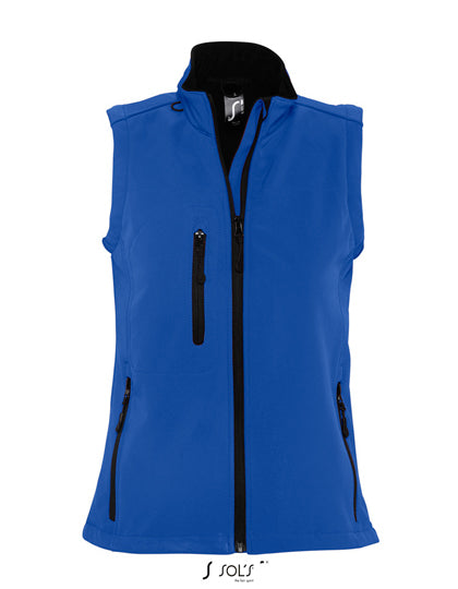 Dames mouwloze softshell rallye