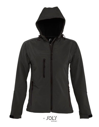 Dames softshelljack met capuchon Replay