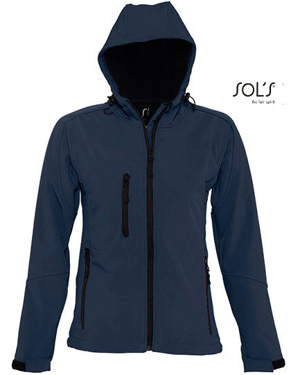 Dames softshelljack met capuchon Replay