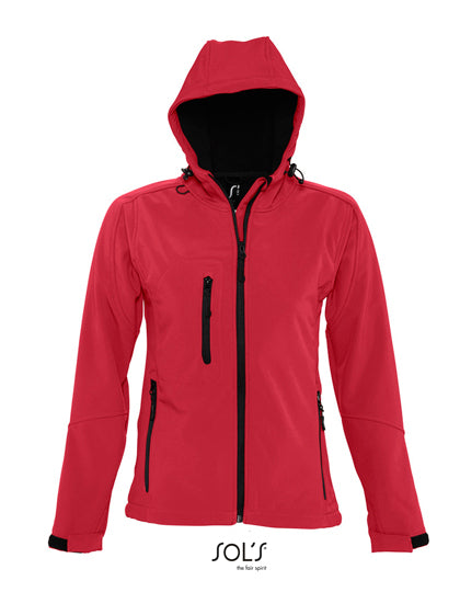 Dames softshelljack met capuchon Replay