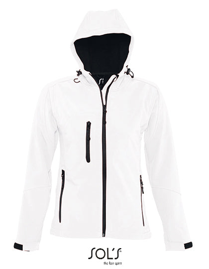 Dames softshelljack met capuchon Replay
