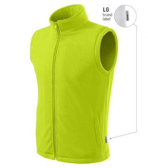 Malfini Next Fleece Vest unisex - lime punch 62 (brand label)