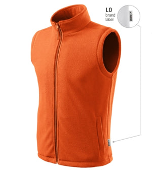 Malfini Next Fleece Vest unisex - orange 11 (brand label)