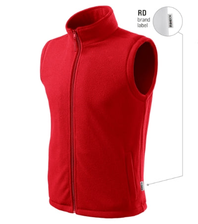 Malfini Next Fleece Vest unisex - red 07 (brand label)