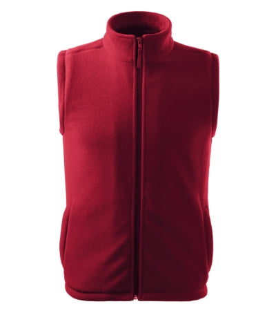 Malfini Next Fleece Vest unisex - marlboro red