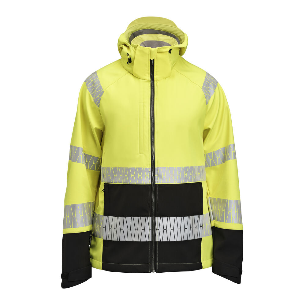 Softshell Jacket Hi-Vis - yellow/black