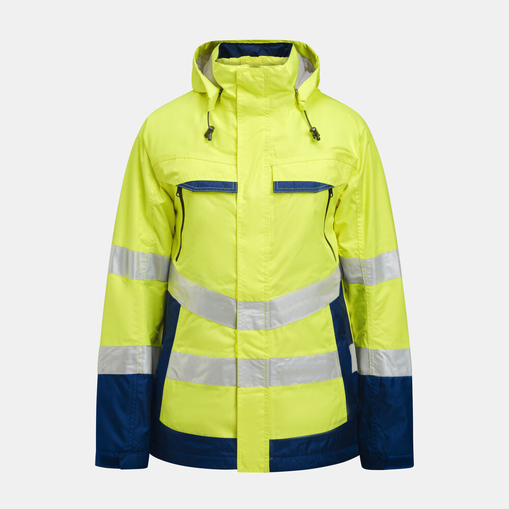 Hv Lined Jacket - yellow/navy