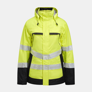 Hv Lined Jacket - yellow/black