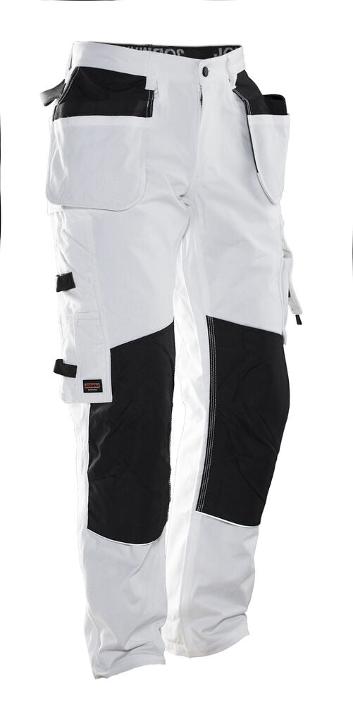Women's Painter Trousers - white/black