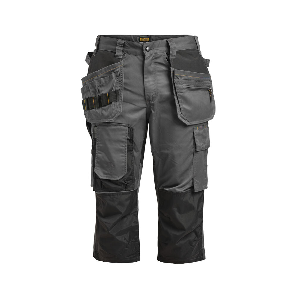 Floorlayers Long Shorts Stretch - dark grey/black