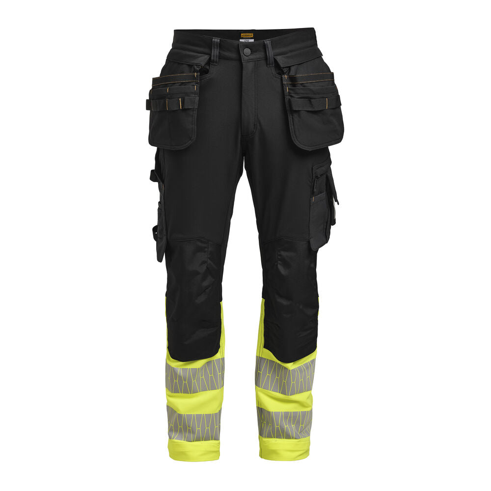 Craftsman Trousers Stretch Hi-Vis - black/yellow