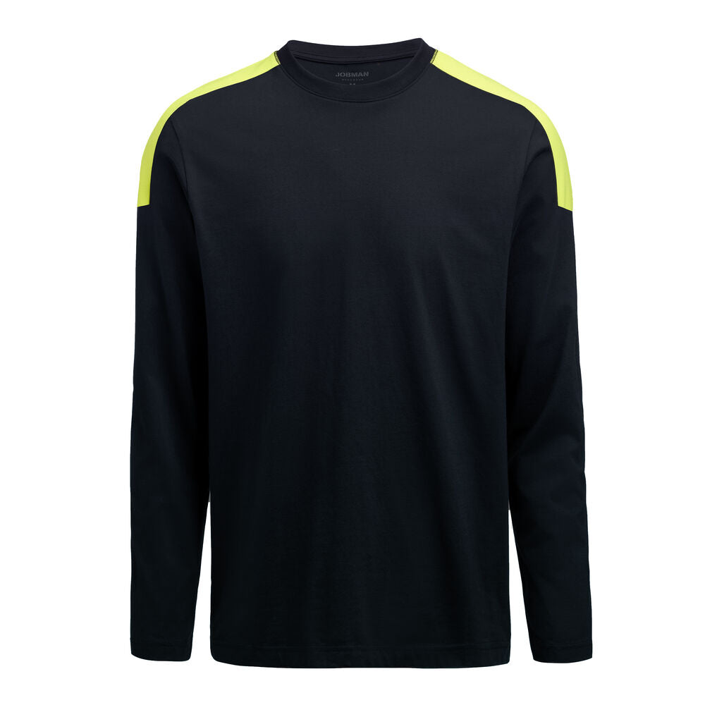 Longsleeve T-shirt - black/yellow