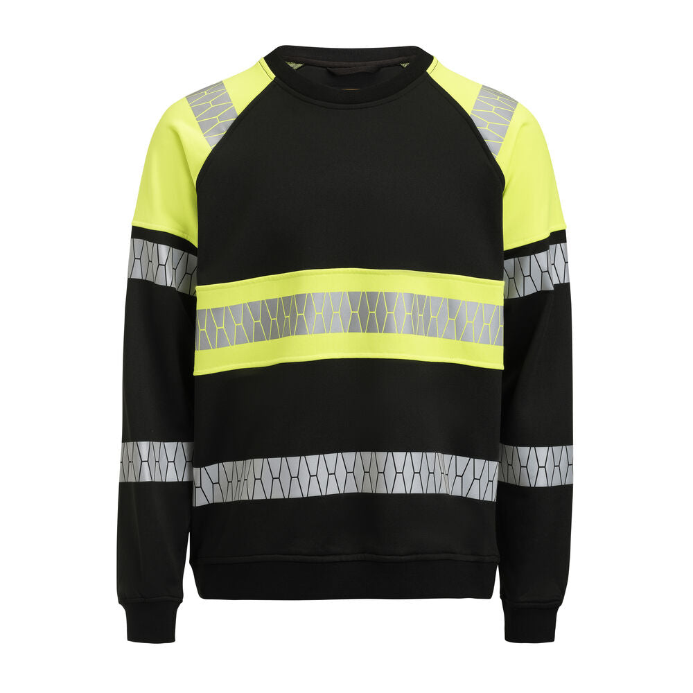 Sweatshirt Hi-Vis - black/yellow
