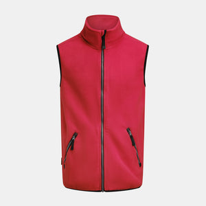 Fleece Vest - red