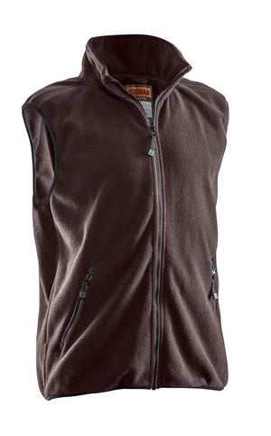 Fleece Vest - brown