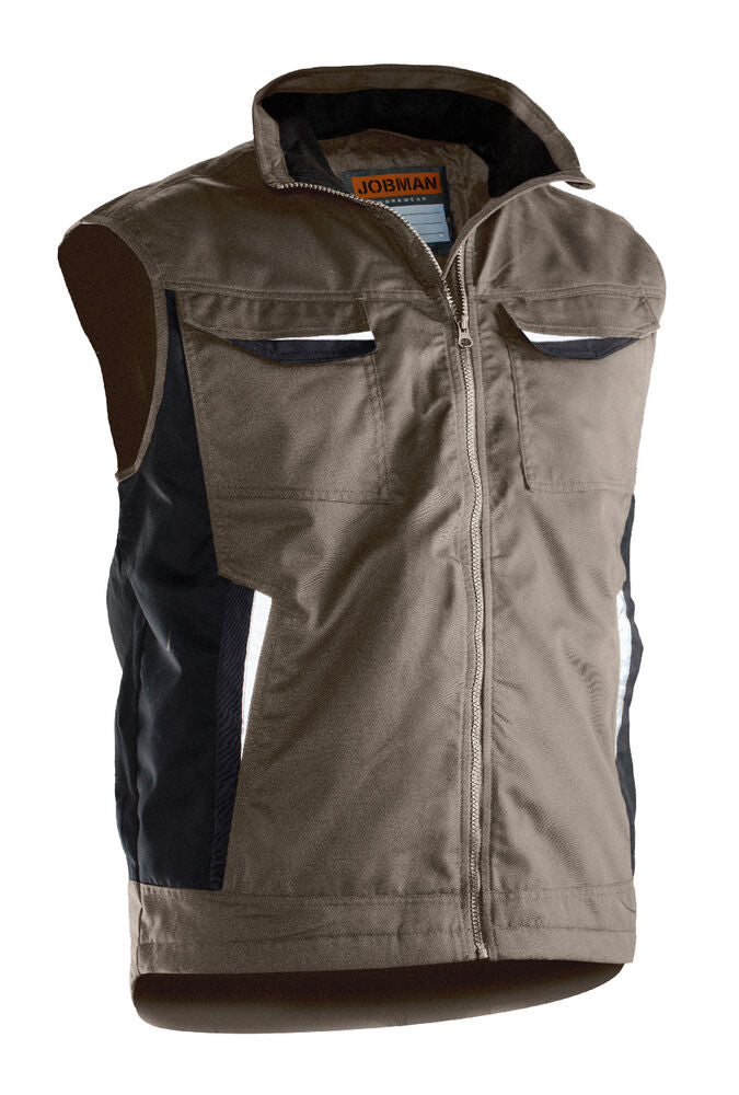 Service Vest Lined - khaki