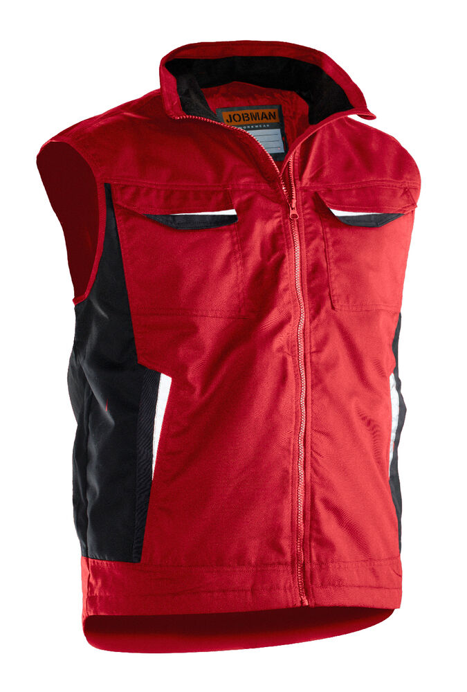 Service Vest Lined - red