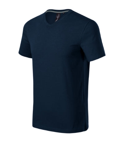 Malfini Action V-neck T-shirt men’s - navy blue