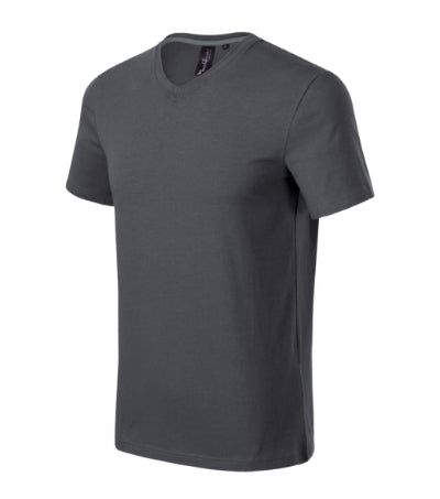 Malfini Action V-neck T-shirt men’s - light anthracite