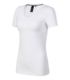Malfini Action V-neck T-shirt women’s - white