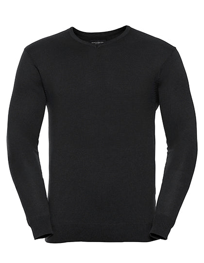 Gebreide V-hals pullover