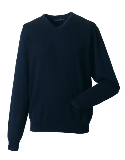 Gebreide V-hals pullover