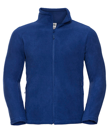 Outdoorfleece met doorlopende rits
