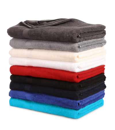 Malfini Towel 450 Towel unisex - black