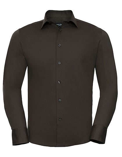 Heren overhemd lange mouw Easy Care Slim Fit