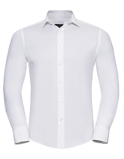 Heren overhemd lange mouw Easy Care Slim Fit