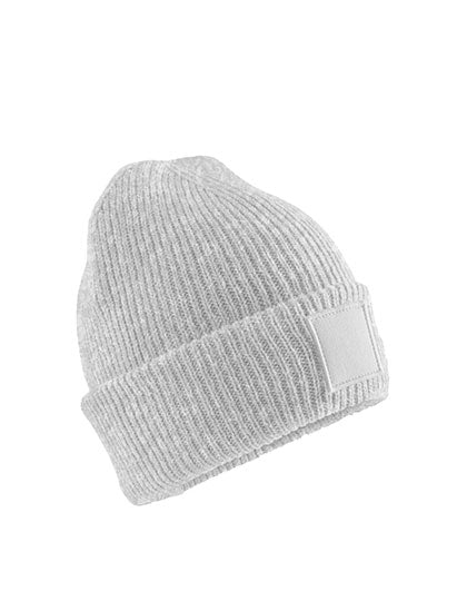 Kids Deep Cuffed Tonal Patch Beanie
