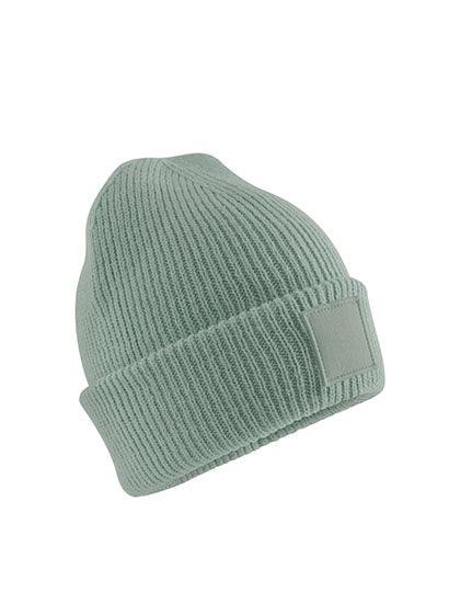 Kids Deep Cuffed Tonal Patch Beanie