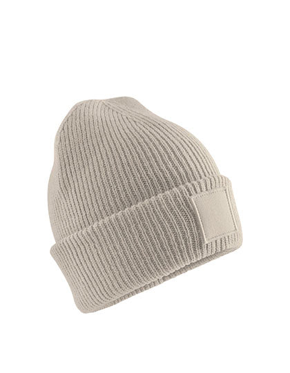 Kids Deep Cuffed Tonal Patch Beanie