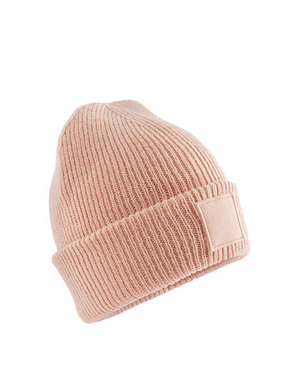 Kids Deep Cuffed Tonal Patch Beanie