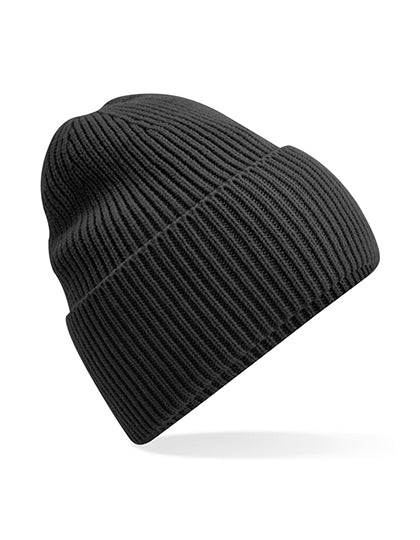 Oversized beanie met omslag