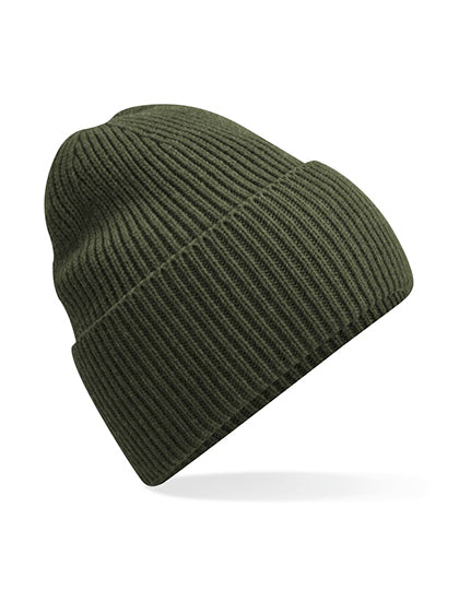 Oversized beanie met omslag