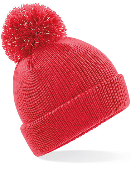 Reflecterend mutsje met pompon voor junioren