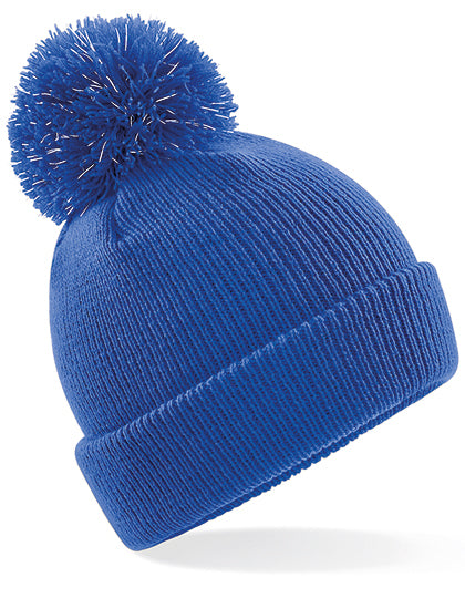 Reflecterend mutsje met pompon voor junioren