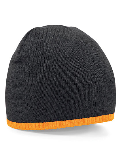 Tweekleurige pull-on muts