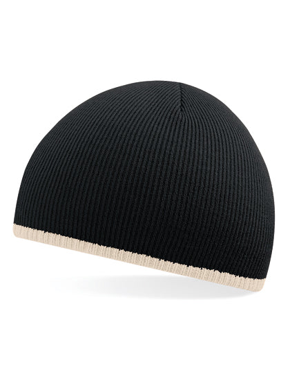 Tweekleurige pull-on muts