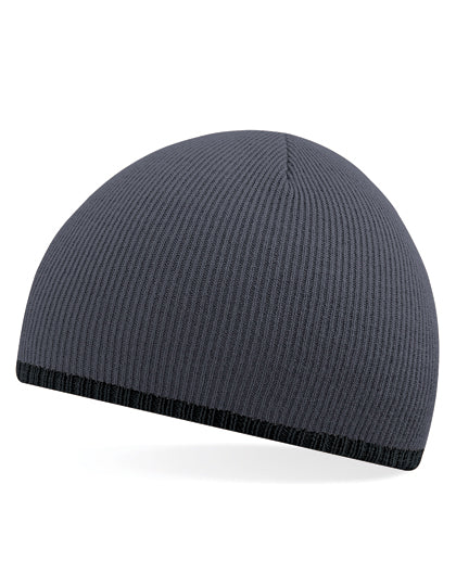 Tweekleurige pull-on muts
